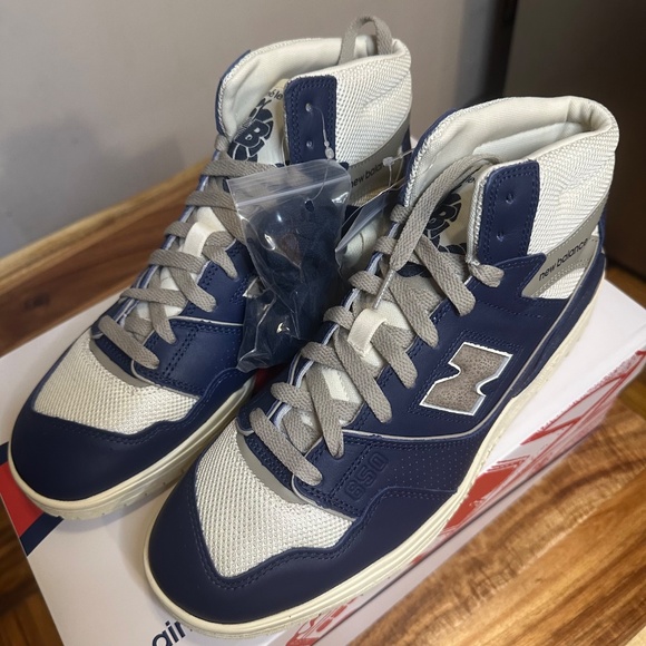 New Balance x Aime Leon Dore 650R ‘Navy Grey’ Men's Size 12 - Picture 2 of 6